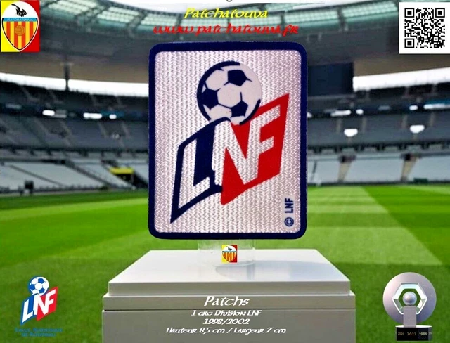 Patch Badge LNF maillot de foot D1 1998-99 à 2001-02 LYON