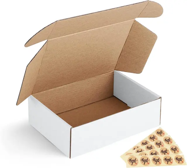 Cajas de Envio de 7x5x2 Caja Pequeña Pequeña de Cartón Corrugado Paquete de 25