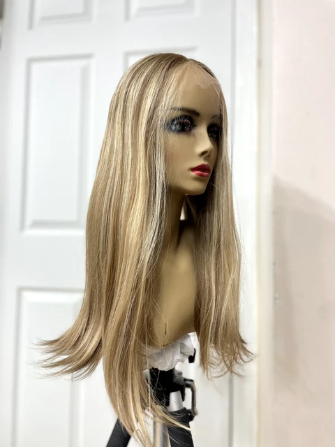 NEW Malky Wig Sheitel European Multidirectional 20" Lace Top 8/16/24 Straight