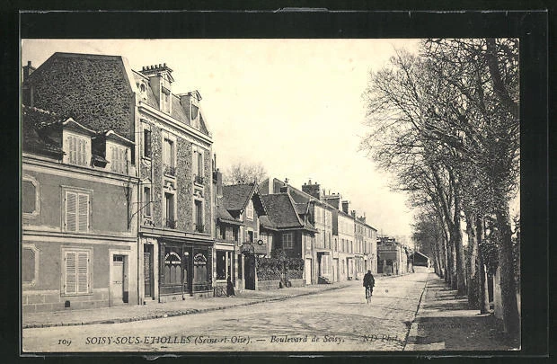 CPA Soisy-sous-E´Holles, Boulevard de Soisy