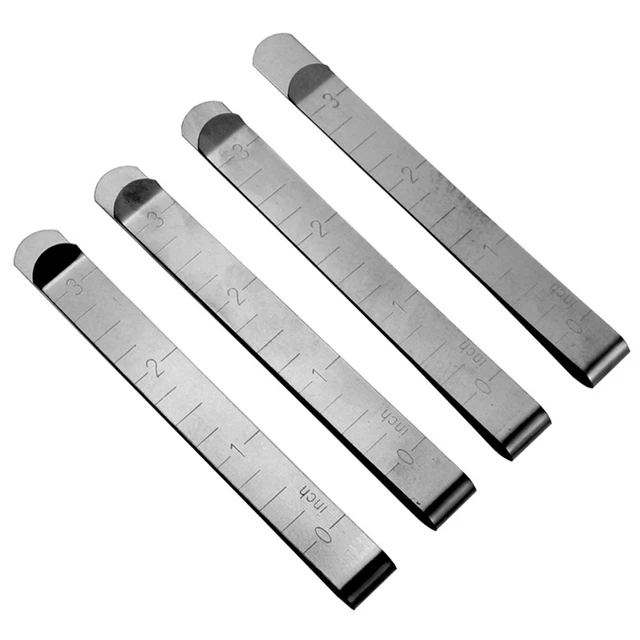 Bequemes Stoff Messlineal Set mit zuverlässigen Saumclips 20-teilig