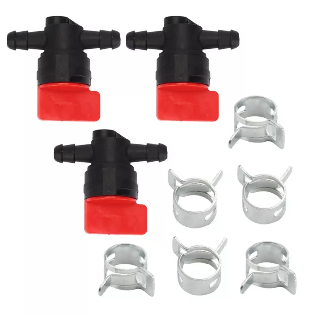 3pack 1/4" InLine Fuel Gas Shut-Off Outdoor Small Engine Valve AM107340 AM36141