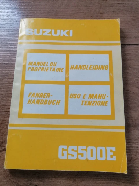 Manuel D'atelier Suzuki GS 500 E 99011-01D52-022 - Deutsch - Handbuch