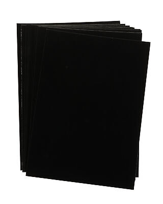 Enkaustik-malkarten, a6, 10 stk., negro