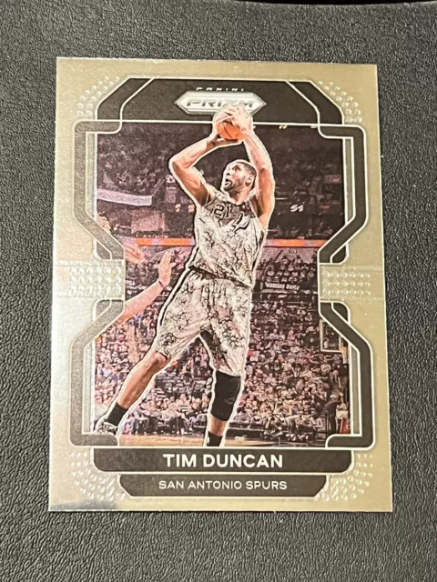 2021-22 Panini Prizm TIM DUNCAN San Antonio Spurs Basketball Card #268 HOF