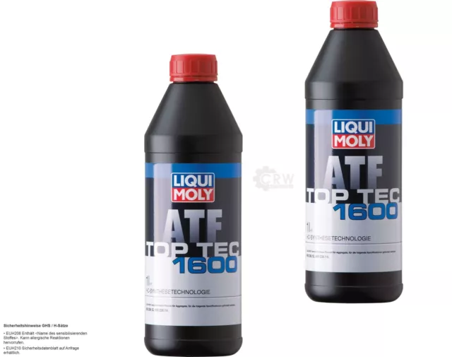 2 L LIQUI MOLY Top Tec Atf 1600 Approuvement MB 236.14 MB 236.12