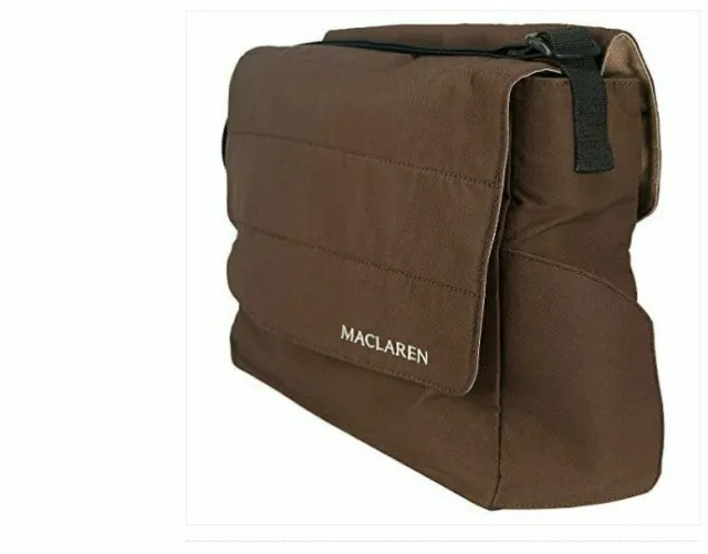 Maclaren Messenger Pram Stroller Changing Bag - Coffee Rrp: £69
