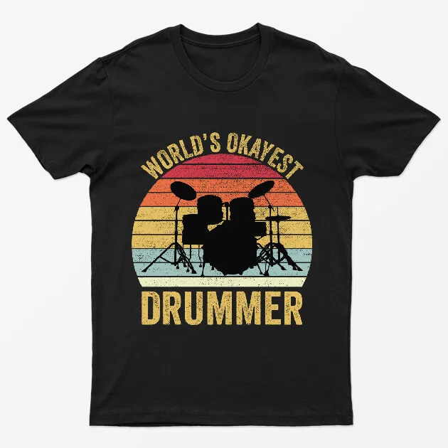 Drums Musician T shirts Drumming Drummers Bass Music Lovers Gift Unisex #M#P1#PR 4