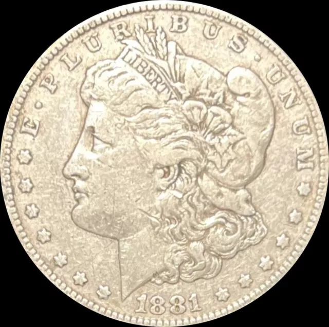 **1881-O Morgan Silver Dollar. Lower mintage in this series. **