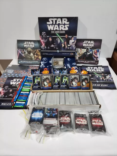 Star Wars: The Card Game  - Multiple core sets, expansions, sleeves, rare promos