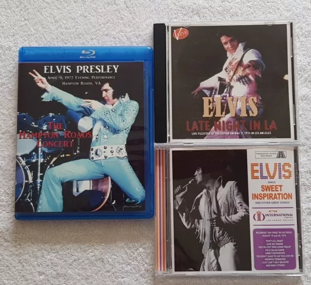 Elvis Presley Sammlung Hampton Roads BluRay Live In LA Sweet Inspiration no FTD