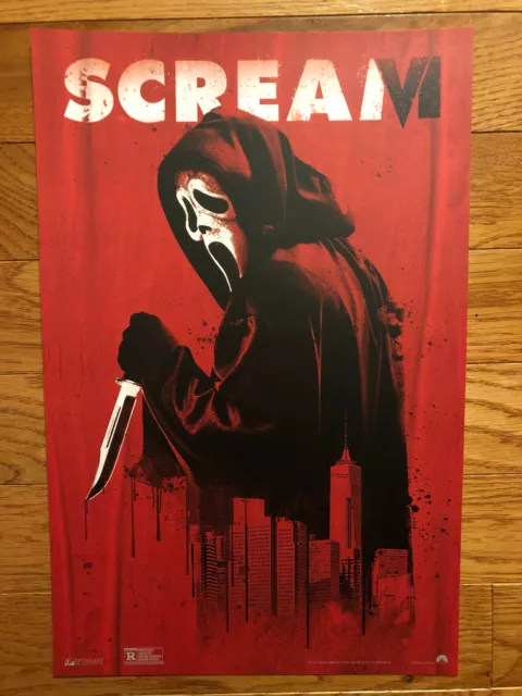 Scream VI 6 - Promo  Poster Heavyweight  11" X 17"  Ships Flat in Box 2023  New