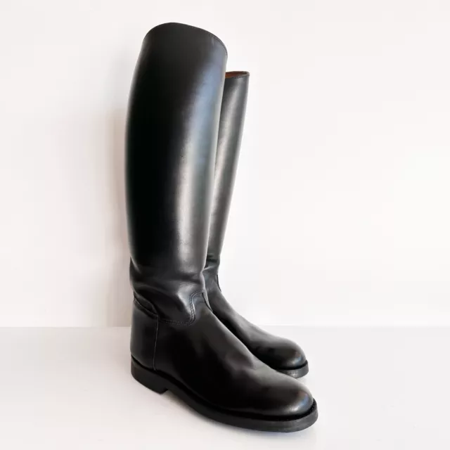 Bottes Police Crs French Biker Boots Mollet Xl Calf Eu45 Us11.5 Uk11 Bluf 3