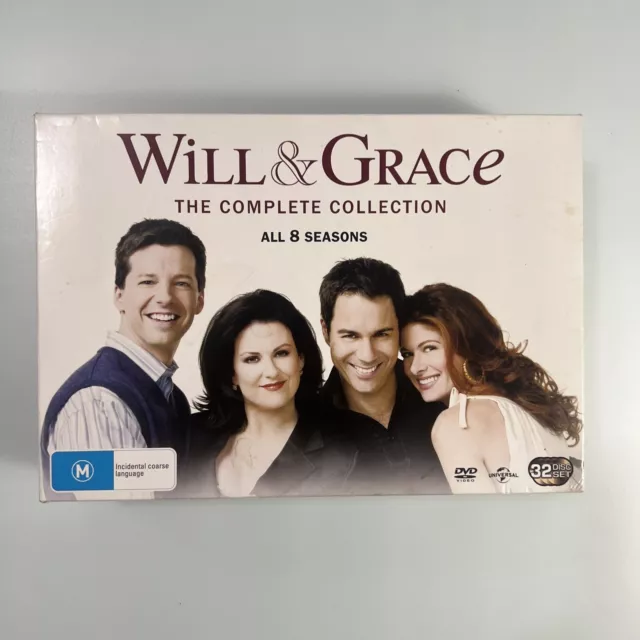 Will and Grace Complete DVD 2017 TV Show Boxset Season 1-8 (32 Discs) Region 4