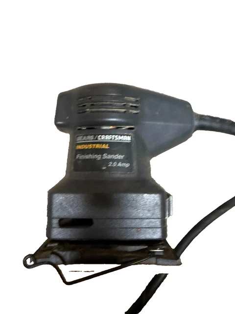 VINTAGE SEARS CRAFTSMAN Finishing Orbital Sander 1/3 Sheet Corded