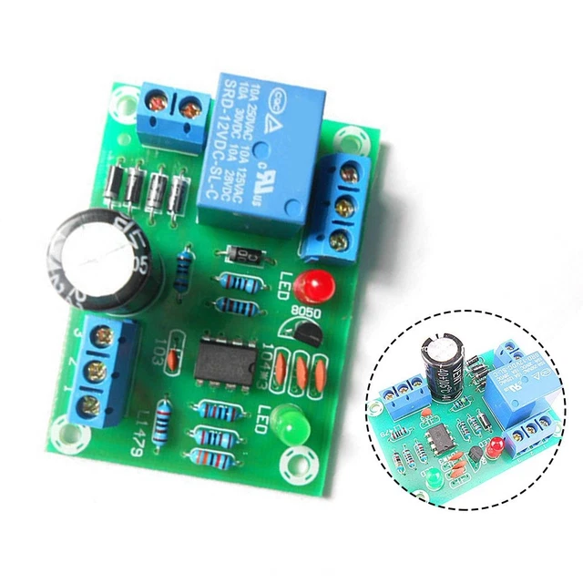 Module Contrôleur Niveau Liquide 12V DC / 9V AC - Avec Relais - Capteur - Neuf - Pour DIY