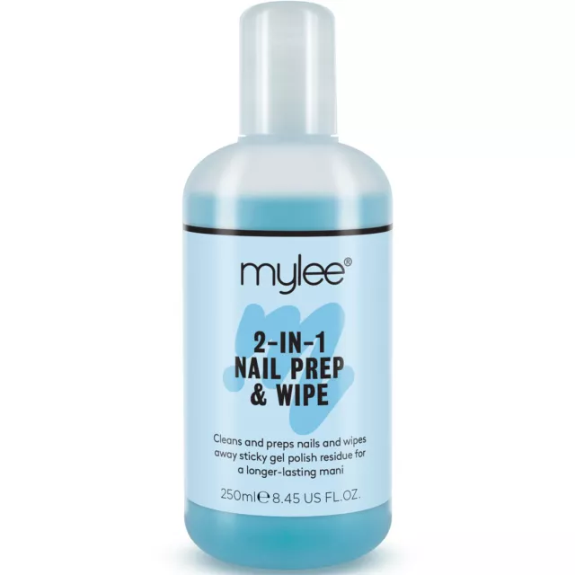 Mylee Prep And Wipe Nail Gel Polish Cleanser Cleaner UV LED Manicure 250ml