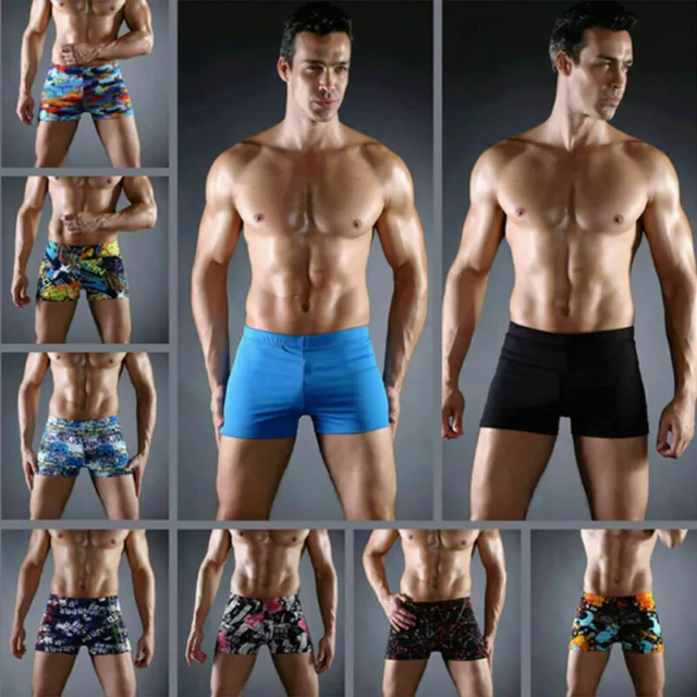 Men's Swimming Pants Underwear Trunks Swimwear Beach Swim Shorts