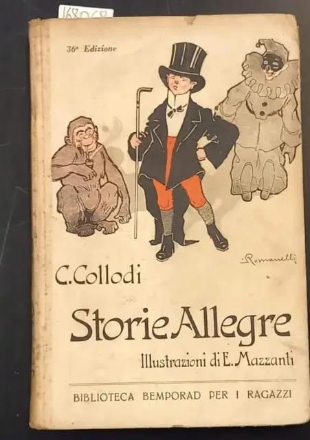 LORENZINI Carlo (Collodi). STORIE ALLEGRE. Firenze, Bemporad, 1935