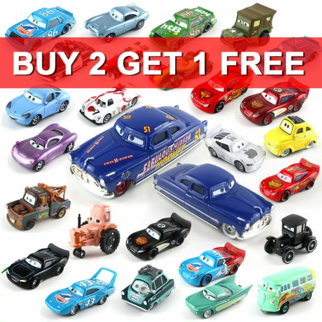 New Disney-Pixar Cars Lot Lightning McQueen 1:55Diecast Model Car Toys For Boy