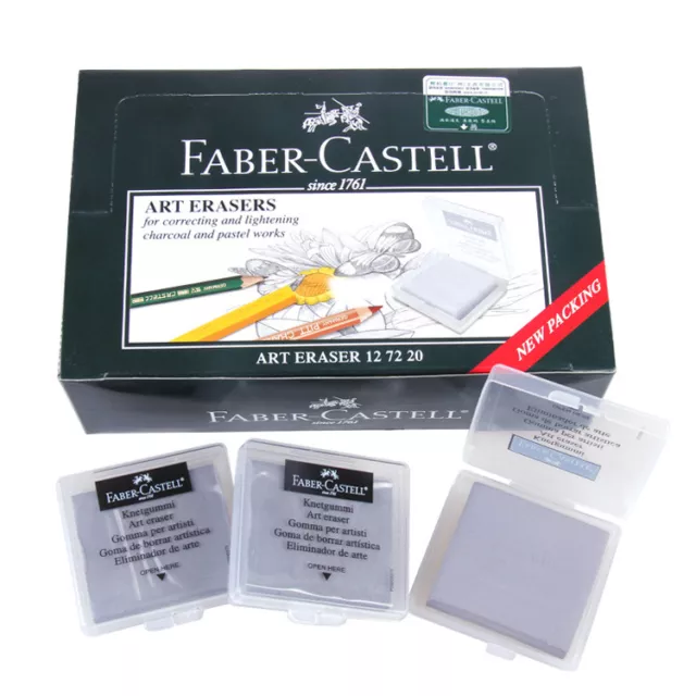 2pcs Faber-Castell Kneadable Drawing Rubber Eraser Pencils Graphic Sketch 7220