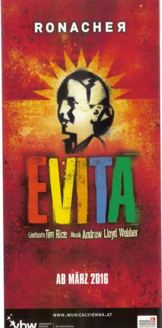 Musical Flyer: EVITA - WIEN