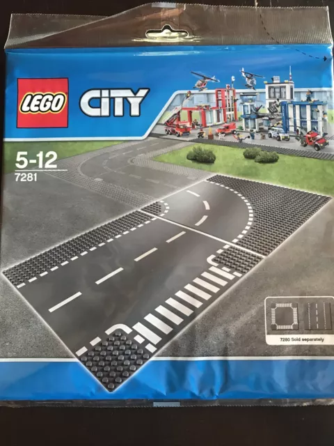 LEGO CITY 7281 PLAQUES DE ROUTE - INTERSECTION ET VIRAGE Neuf SOUS