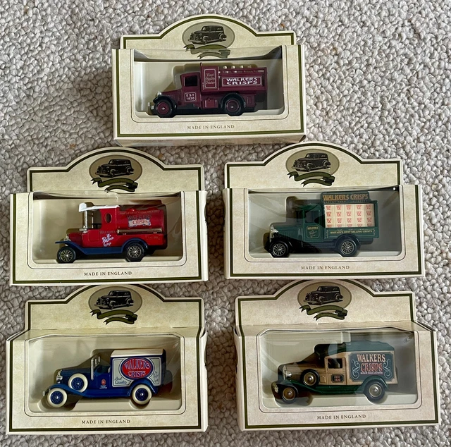 LLEDO DAYS GONE Walkers Crisps Delivery Vans Vintage Rare Classic Model