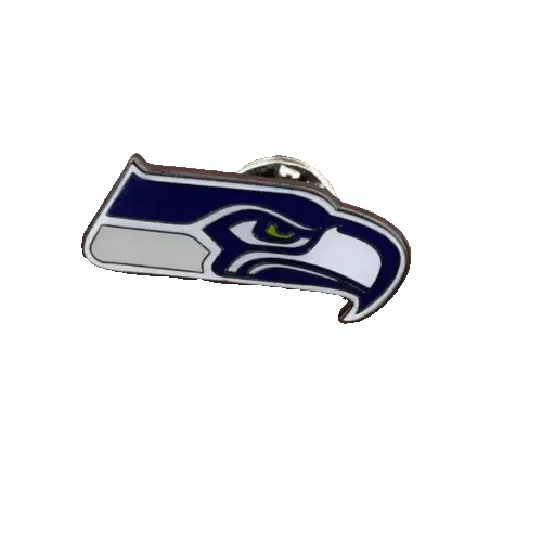 SEATTLE SEAHAWKS NFL TEAM LOGO LAPEL PIN FOR HATS , VESTS , SHIRTS ,or a Gift