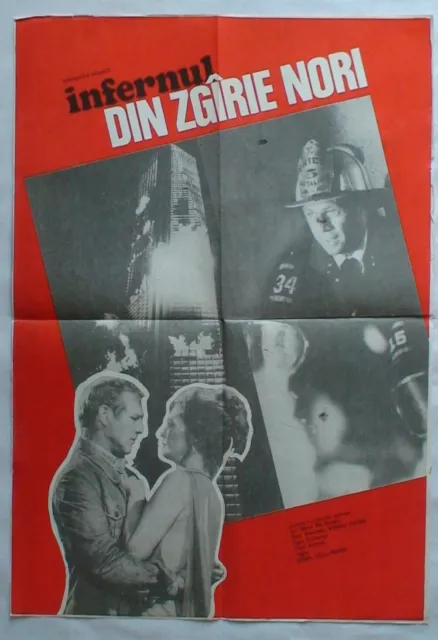 Movie poster=The Towering Inferno=Steve McQueen, Paul Newman,Faye Dunaway,Richar