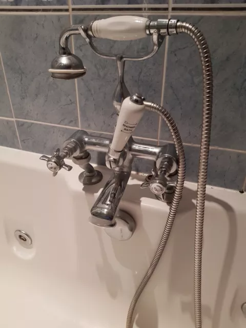 St James Bath Shower Mixer Traditional Victorian Edwardian Design