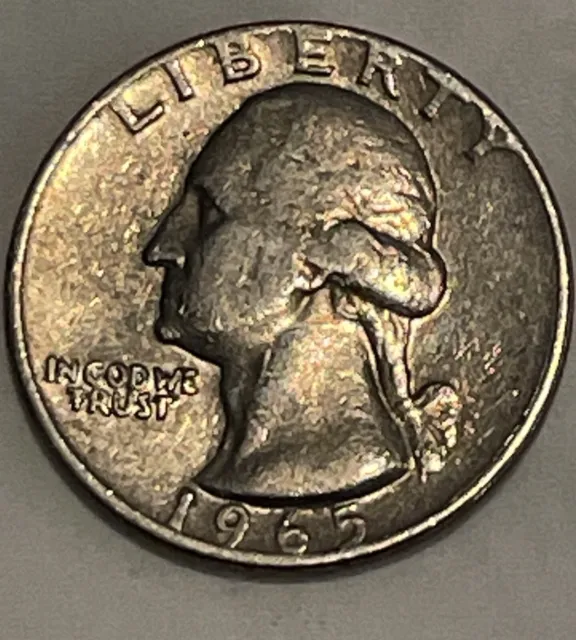 Rare 1965 Quarter, No Mint Mark And Edge Error