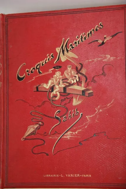Croquis maritimes par Ernest Lesage (1847-1919)