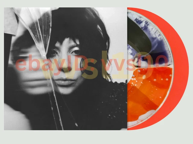 LADY GAGA - Mayhem (Liquid Filled Vinyl LP Orange And Black Bad