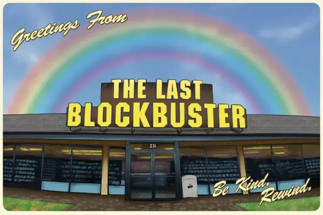 Post Card From Last Block Buster In Existence