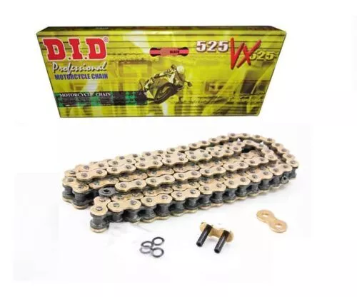 Chaîne KR DID X-ring G&B 525 VX2 108 maillons Chain DID 525VX2-108