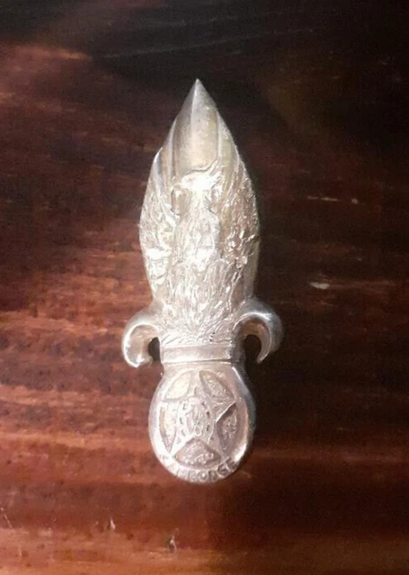 Clip Cravatta Legione Straniera Francese - Fermacravatta Militare In Acciaio Con Resina, Unisex