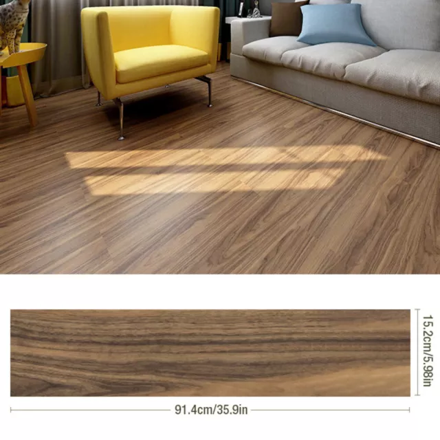 5m² /36pcs Tiles Thick Self-adhesive Luxury PVC Floor Flooring Plank Waterproof