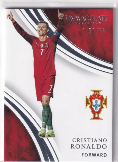 Panini Immaculate 2017 No. 86 Cristiano Ronaldo 50/75