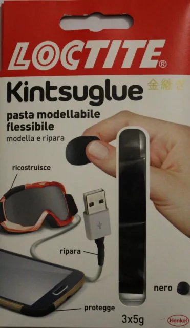 Loctite Kintsuglue Pasta Nera Modellabile Flessibile Modella E Ripara