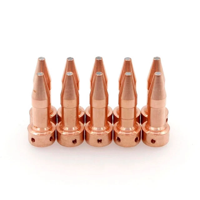 10pcs Plasma Cutter Electrode 33366XL for PT-23/27 80A Plasma cutting torch
