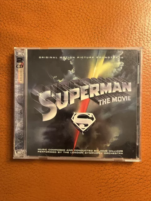 Superman The Movie Original Soundtrack John Williams 2 CD Set Warner Rhino 2000