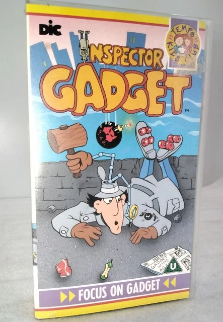 INSPECTOR GADGET FOCUS On Gadget VHS Video Retro Children’s UNTESTED