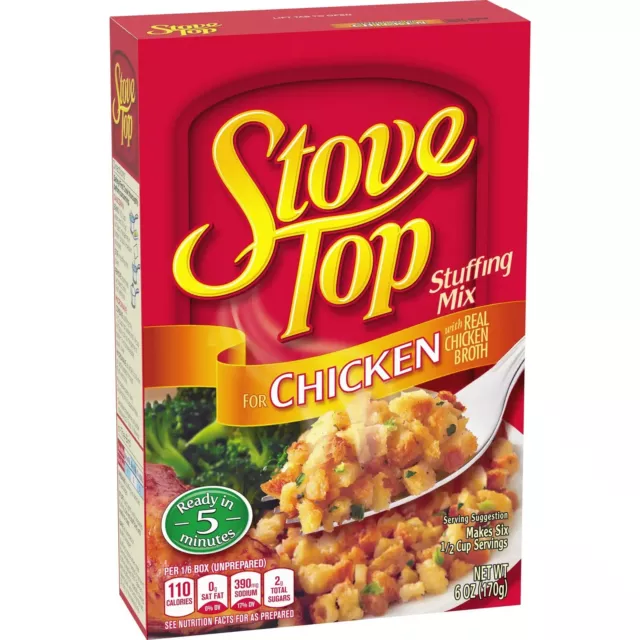 Stove Top Chicken Stuffing Mix Side Dish - 170g MHD 26/09/2024