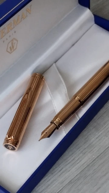 LUXUEUX STYLO PLUME Diplomat Classic W.Germany Fountain Pen Silverplated Body EUR 145,00 - FR