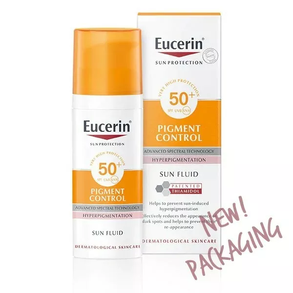 Control de pigmentos fluidos solares Eucerin FPS50+ 50 ml