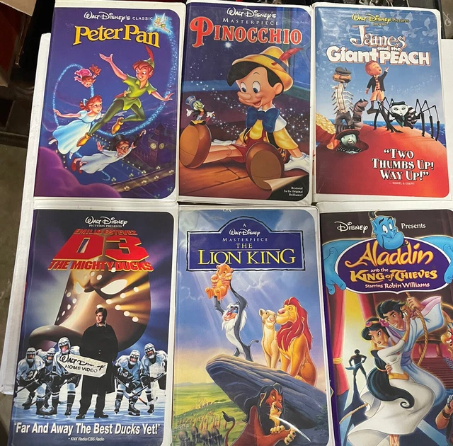 LOT OF 6 Vintage Disney VHS Tapes EUR 9,96 PicClick FR