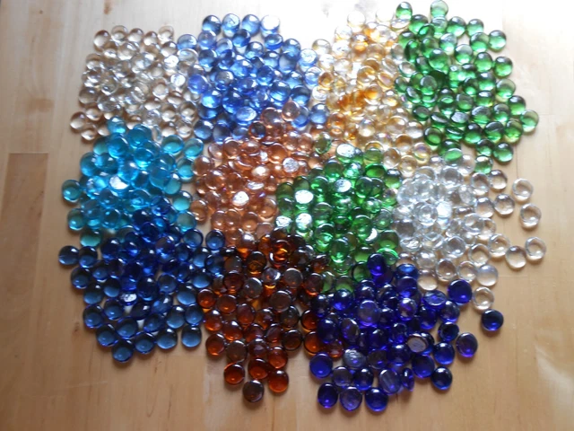Glassteine, Dekosteine, Glasnuggets ,Glasklar, Grün, Rosé ca. 200g
