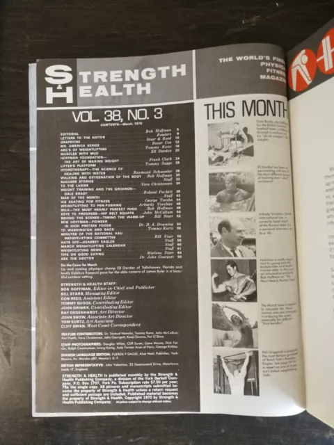 Muscular Development Magazine March  1970 - Ell Darden - Mr. America 2