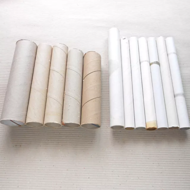 Rotoli lunghi di cartoncino, materiali per creare lavoretti per bambini